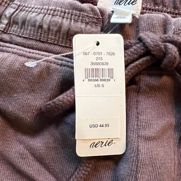 Aerie mocha joggers size sp - Picture 6 of 9